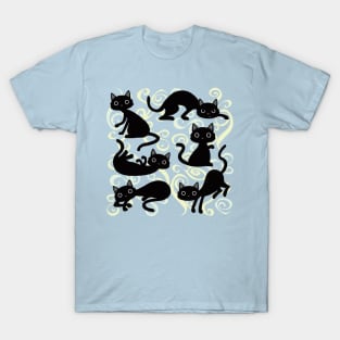 cute cat positions T-Shirt